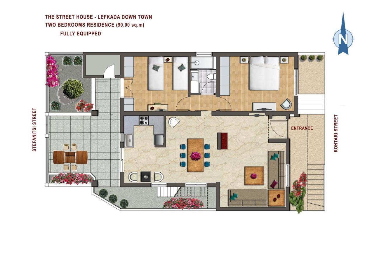 Lefkáda The Street House 빌라 외부 사진